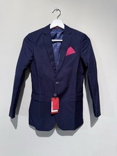 NWT Almighty Magic Boys Suit Blazer Jacket Navy Blue Sz 12 Formal Wedding