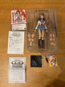 Neon Genesis Evangelion Sega Saturn Game & Haruhi Suzumiya Figure DX Pack Set