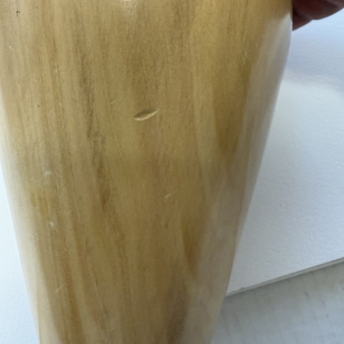 VASO IN LEGNO TORNITO A MANO 7,75" X 4,75 - BELLO!! - Foto 9 di 9