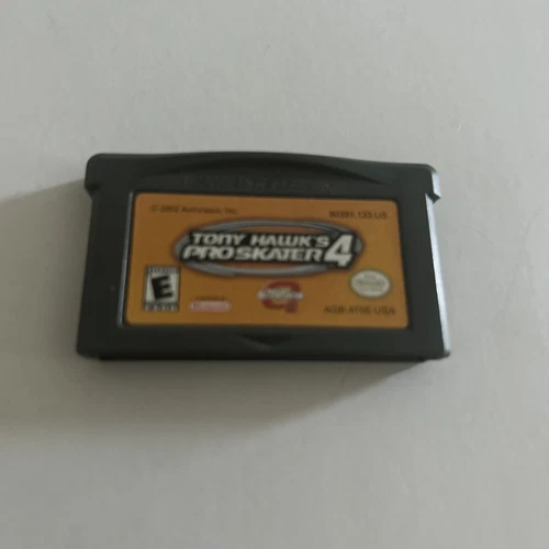 Tony Hawk's Pro Skater 4 Game Boy Advance Gba Cartridge Only- Tested