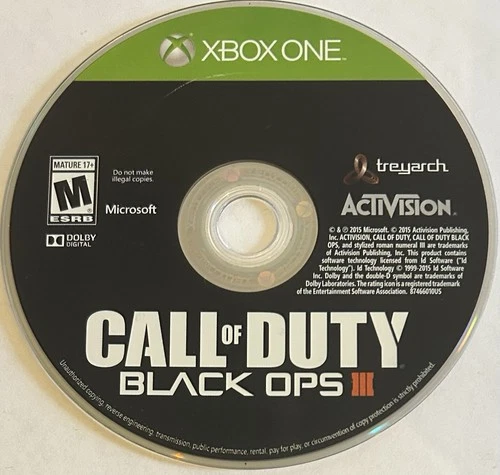 Call of Duty: Black Ops III / 3 (Xbox One) DISC ONLY | NO TRACKING | M2493