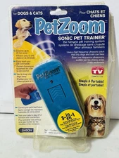 PetZoom Sonic Pet Trainer EMSON 8140 As Seen On TV NEW Dog Cat Training