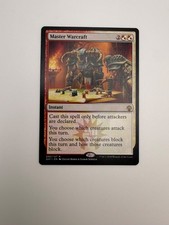 Magic: The Gathering Instant Master Warcraft Rare Regular