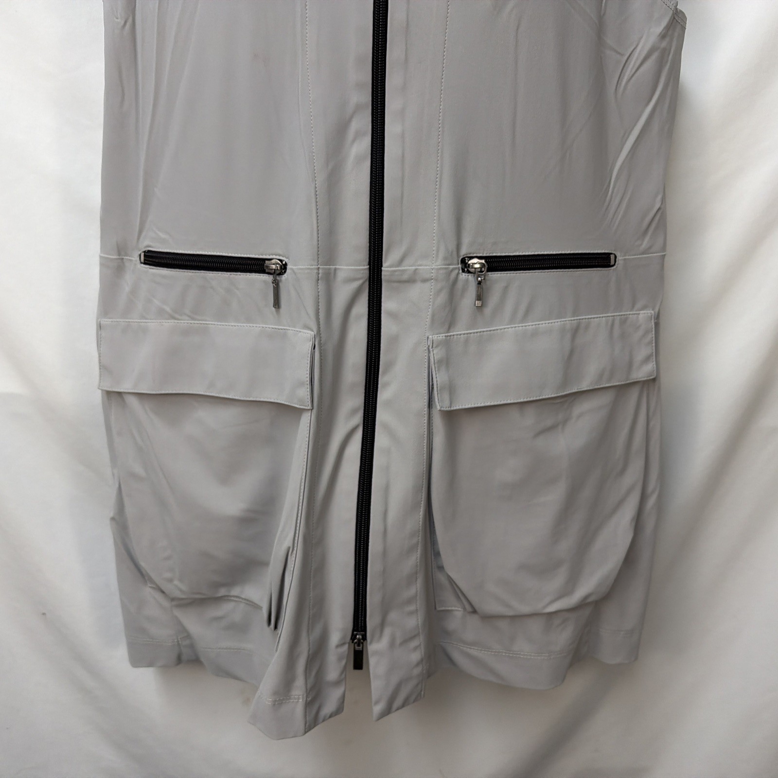 SPIRITHOUSE LIGHT GRAY CARGO UTILITY FULL ZIP TRA… - image 4