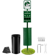 VEVOR Dog Waste Station,Commercial Dog Poop Station,11.5 Gallons Pet Waste Bin w