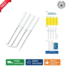 4-Piece Precision Hook and Pick Set for Automotive | Durable Aluminum Handle