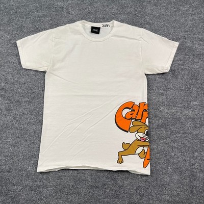 Anwar-Carrots Bunny Rabbit Carrot Wrap Around Graphic Shirt Small 17x25 White