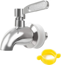 Beverage Dispenser Replacement Spigot, Stainless Steel Spigot Polished Finished,