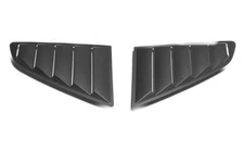 DNA MOTORING Pair Rear Quarter Side Window Louver Ford Mustang 2015-18