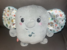 Fisher Price Calming Vibes Elephant Soother Plush Toy with Sounds and Vibration
