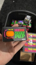 Schylling Funky Pup/Dog Nee Doh Stress Ball In Orange Needoh RARE COLOR