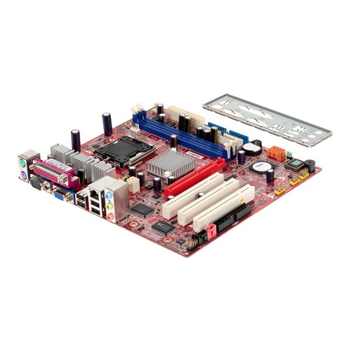 Mainboard Micro-ATX MSI MS-7222 VER:1.1 PM8PM Socket LGA775 DDR2 AGP PCI - Picture 1 of 3
