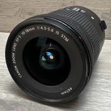 Canon EF-S 10-18MM is STM Lens