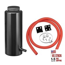 Coolant Overflow Tank Universal Radiator Overflow Tank 800 Milliliters black