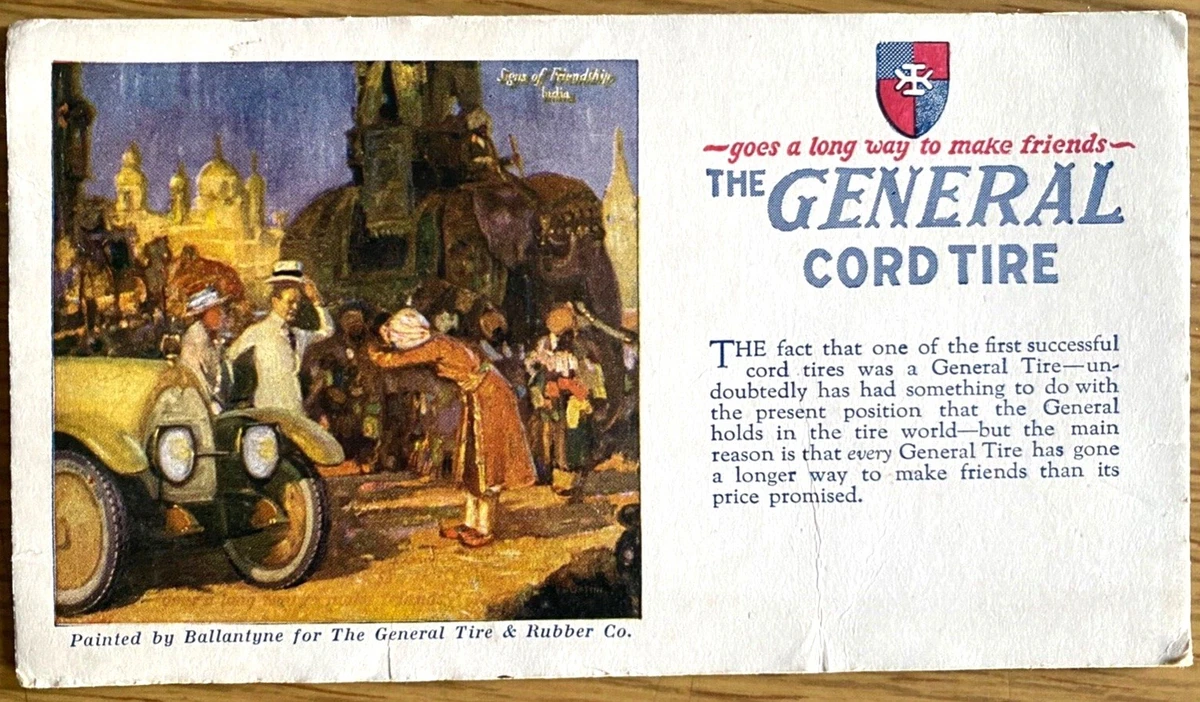 Vintage General Cord Tire advertisement