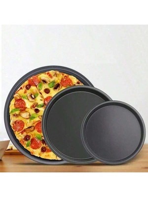 1 Stück Pizzablech Antihaft Kohlenstoffstahl Rund Ofen Pizza Pfanne Kinder Backen