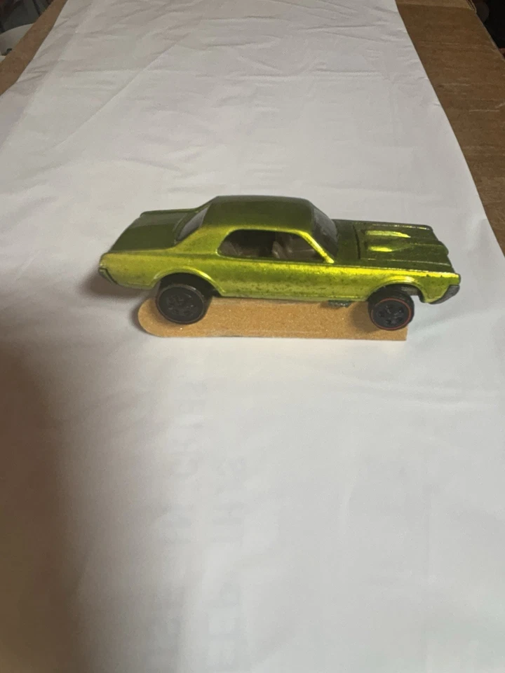 Hot Wheels Redline 68 Custom Cougar US Antifreeze Brn/Int Rare Small Tank - Image 3 of 4