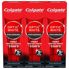 Optic White Pro Series Stain Prevention Hydrogen Peroxide Toothpaste, Teeth Whit