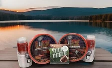 NFL Super Bowl 59 Cups, Plates,Touch Down Napkins 5 Piece Set NEW FAST SHIPPING