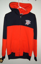 OKC Oklahoma City Thunder Basketball Adult Medium NBA Branded Hooded Sweatshirt