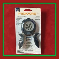  Fiskars "HOLLY JOLLY" Punch Special Edition Retired Punch  ***NEW***