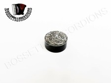 Accordion Buttons Ornate Silver 13.8 x 7.5 (mm)