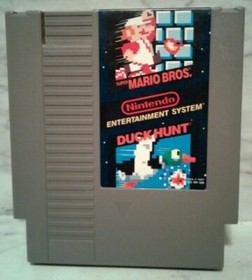 2 Videogiochi Nintendo NES Vintage - Super Mario Bros / Duck Hunt & Pinball TESTATI