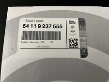 Genuine BMW F30 ACTIVATED CARBON CABIN AIR FILTER F80 M3 F87 F82 M4 64119237555