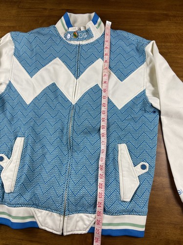 COOGI Track Jacket Mens Full Zip Blue White Streetwear Size L - Picture 5 of 10