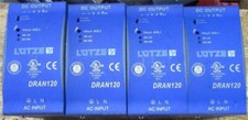 LOT OF 4 LUTZE DRAN120 DRAN120-24B POWER SUPPLY 24VDC 120W