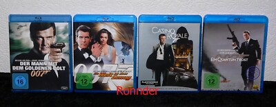 James Bond 007 Filmsammlung 4 Filme auf Blu-ray- 4 Disc -