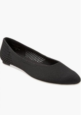 Sava by Softwalk S1938-001 Lea Knit Women's Flat - Size 38, Black