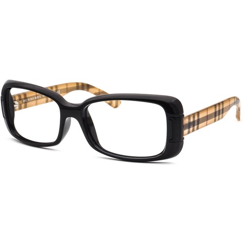 Burberry Sunglasses Frame Only B 4087 3001/8G Black/Plaid Square Italy 54 mm - Picture 3 of 6