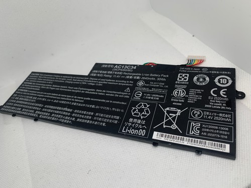 Batterie d'origine pour ordinateur portable Acer AC13C34 Aspire V5-122P V5-132 E3-111