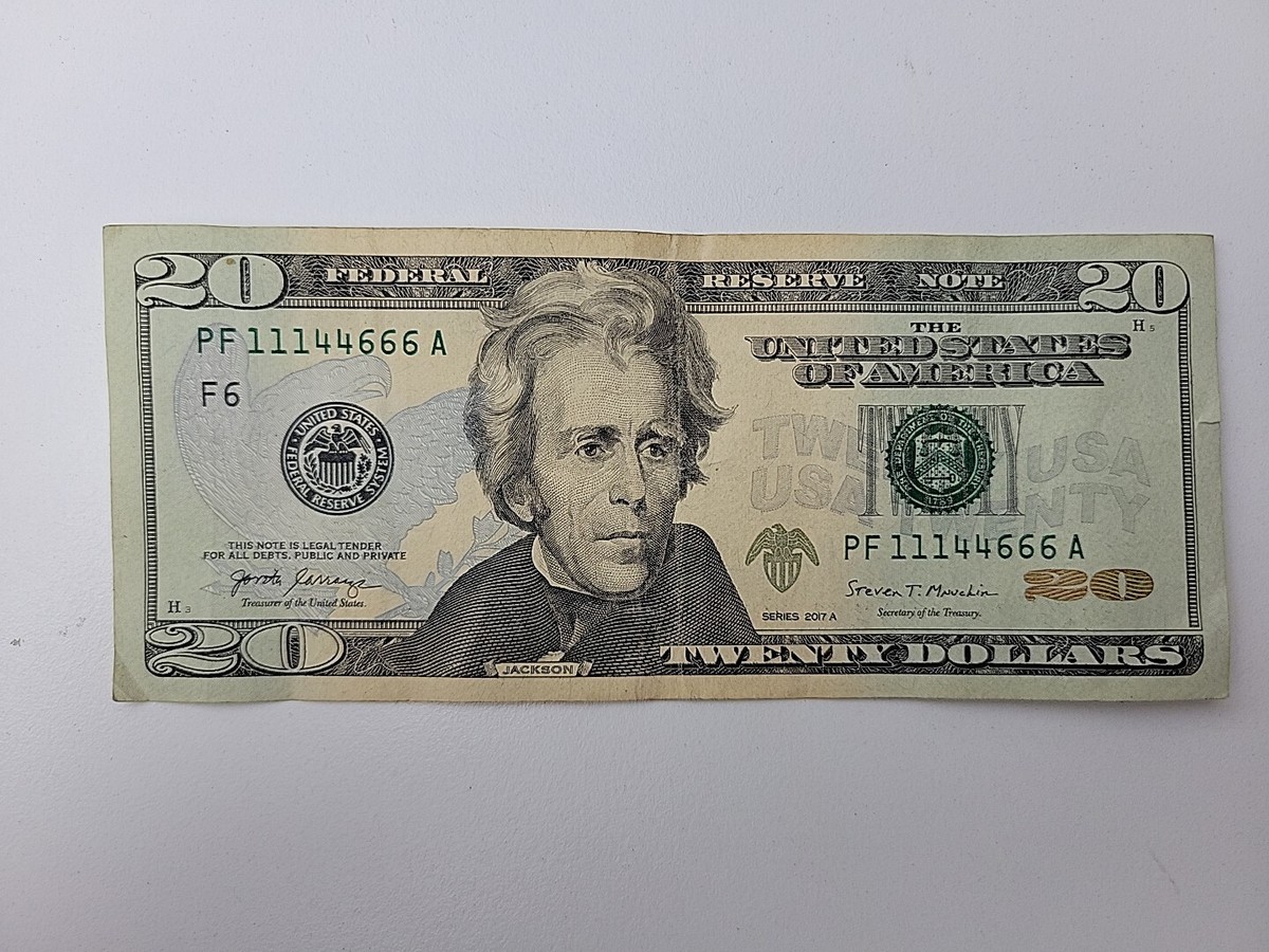 Fancy Serial Number $20 Bill, Triple Double Triple! 11144666 | eBay