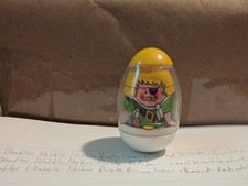 Weebles Wobble Hasbro Pirate Treasure Island  Yellow Hair Eye Patch 1975 Lot#54