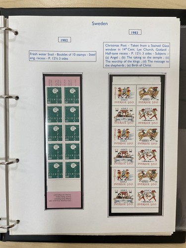 Sweden stamps, mint/used. Well written up . 2 x albums #z694 - Imagen 22 de 23
