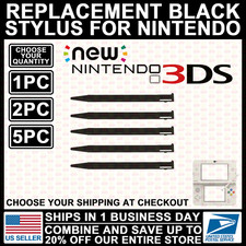 Stylus For Nintendo New 3DS Black Plastic Pen Replacement "New 3DS"
