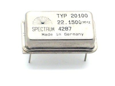 1 x SPECTRUM Quarzoszillator 22.1500MHz (MHz,Quarz,Schwingquarz,Oszillator)Q6