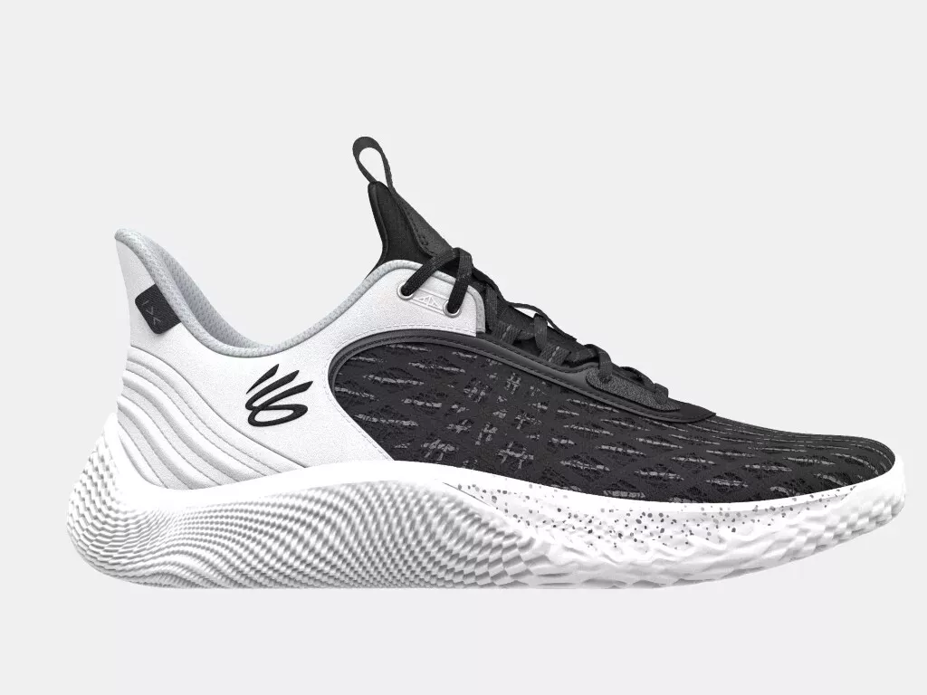 Under Armour Curry Flow 9 Team Basketball Shoes Black/White