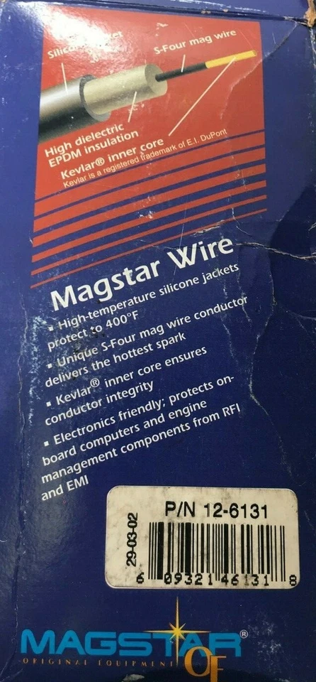Magstar 12-6131 Spark Plug Wire Set Fits 1982-1990 Ford Lincoln Mercury - Image 3 of 3