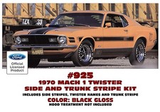 Ge-925 1970 Ford Mustang Mach 1 - Twister Special - Sides And Trunk Stripe Kit Ge-925 1970 Ford Mustang Mach 1 - Twister Special - Sides And Trunk Stripe Kit