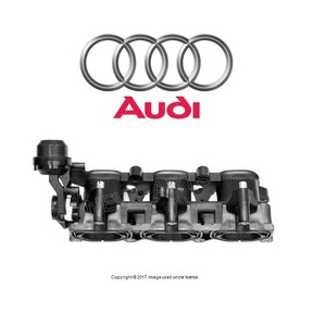 For Audi A4 A6 Quattro V6 Driv Left Lower Intake Manifold Air Equalizer Housing Ebay