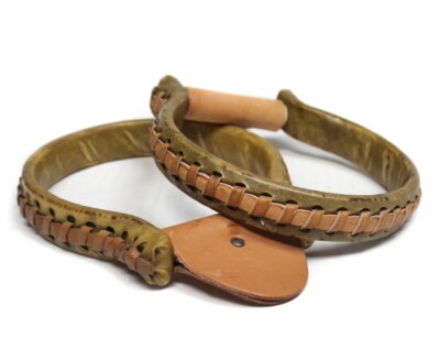 Oxbow Round Rawhide Stirrups