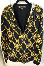 Womens Volcom Hoodie Jacket Zee Bones Black Gold Vintage Xl Michael Zepeda