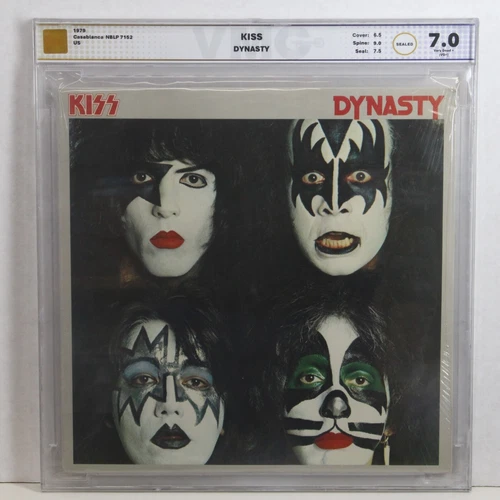 VMG Graded 7.0 Kiss Dynasty Sealed Record Vintage Media Grading