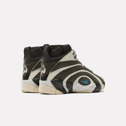 Herren Reebok Shaqnosis Retro Basketballschuhe Größe 15 gewaschen schwarz weiß 100230334 - Bild 3 von 24