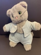 Eden Tom Kitten Kitty Cat Gray Plush 10" Blue Suit Frederick Warne Soft Toy