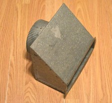 5" GALVANIZED 24 GAUGE FLOOR VENT REGISTER BOX HVAC DUCTWORK 