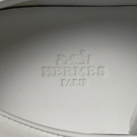 Hermes Happy Sneakers 37 White Calfskin | eBay Hermes Happy Sneakers 37 White Calfskin | eBay